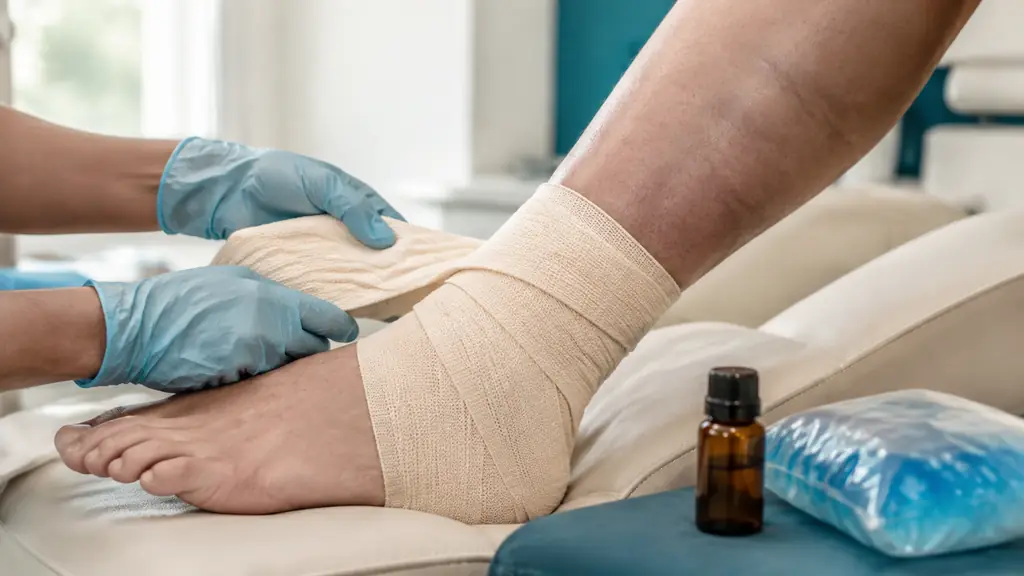 Huile essentielle et entorse : 4 limites avant d’en appliquer