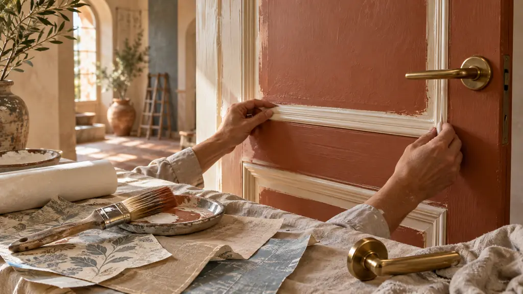 Décoration porte intérieure : 9 idées pour la relooker sans la remplacer