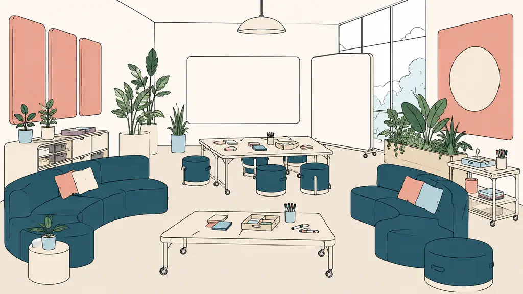 Espace de créativité : 7 choix pour aménager votre salle