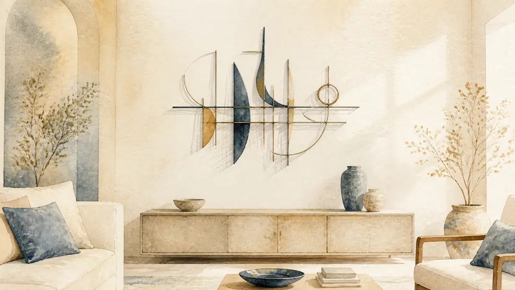 Art mural métal : 4 repères pour choisir sans alourdir votre intérieur