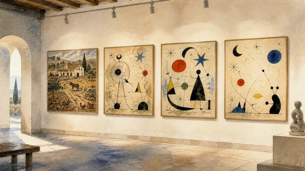 Artiste peintre Miró : 4 œuvres essentielles pour comprendre son univers