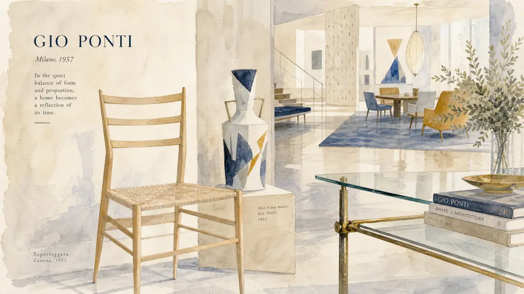 Gio Ponti : quelles œuvres voir pour comprendre son style ?
