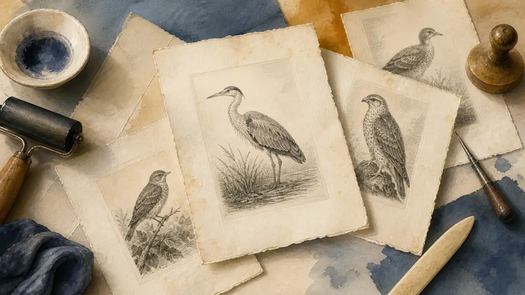 Gravure oiseaux ancienne : 7 repères pour choisir une pièce authentique