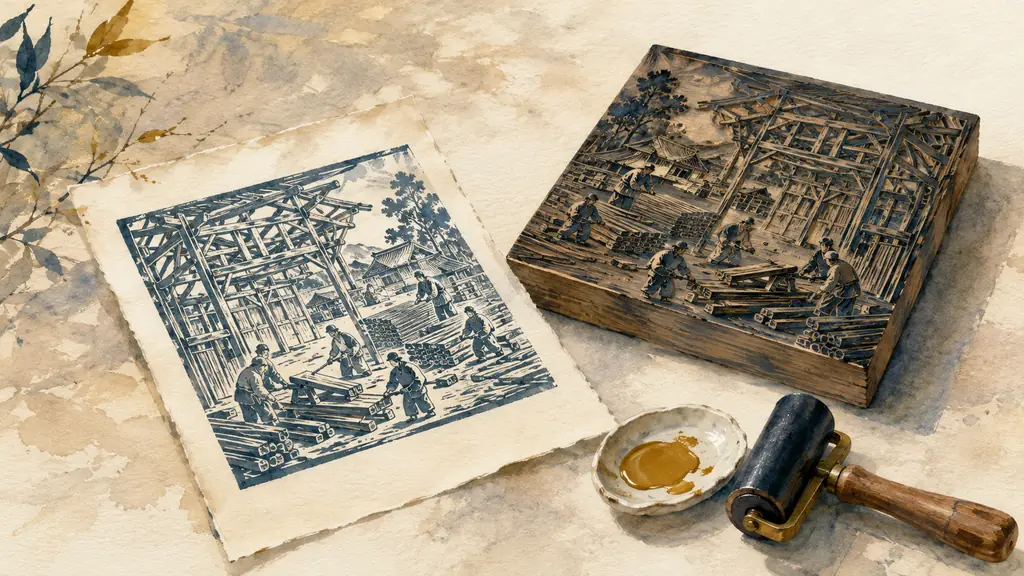 Gravure sur bois ancienne : 4 clés pour lire ses scènes, ses métiers et ses architectures