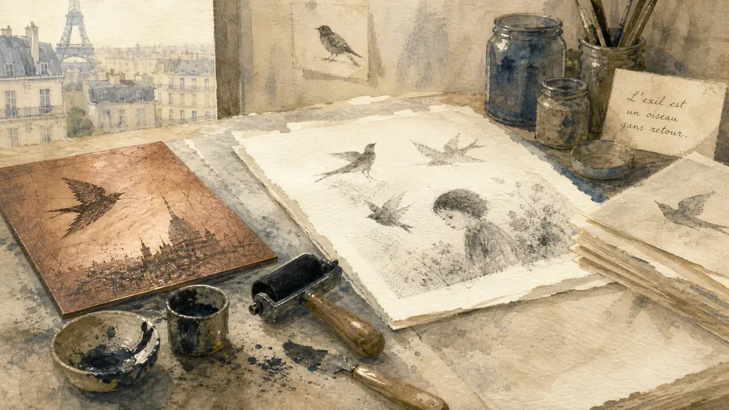 Keiko Minami: Meester van grillige Aquatint-gravures
