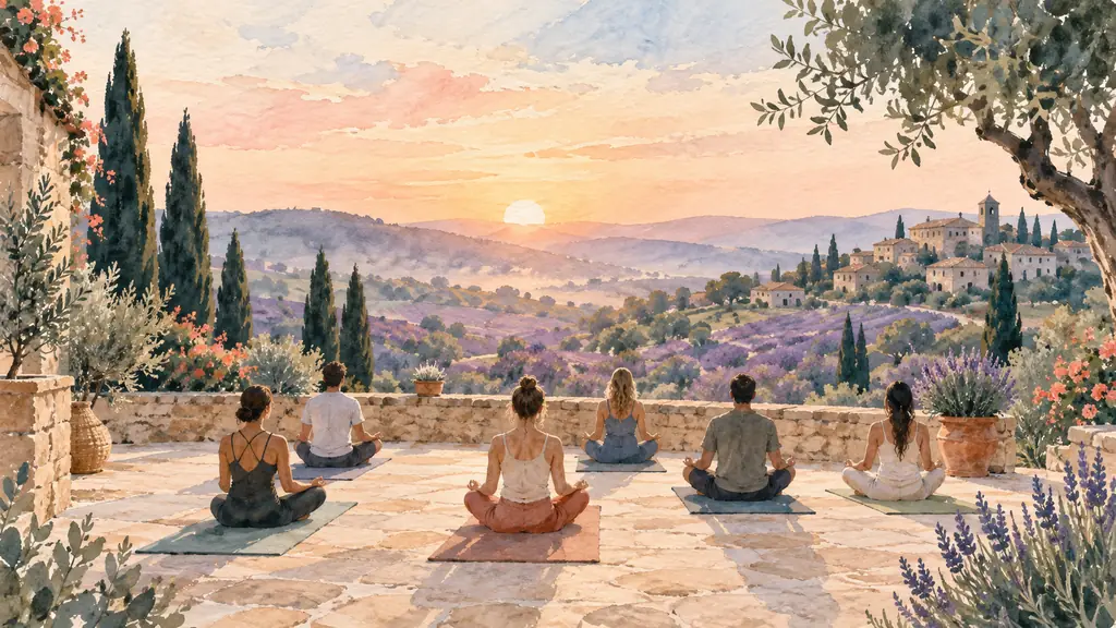 Retraite yoga France : comparez durée, budget et région