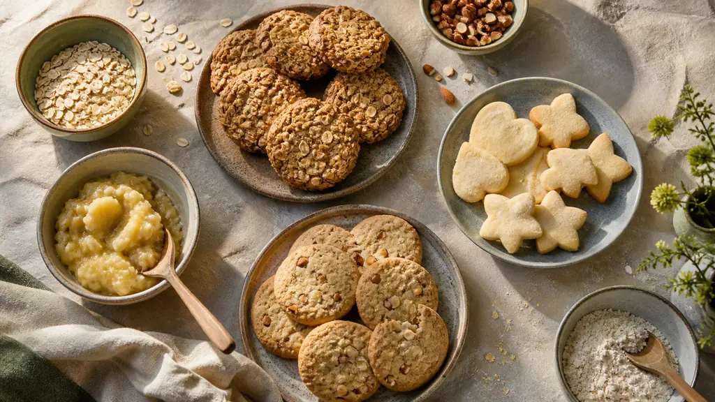 Biscuits sans sucre : 3 recettes faciles pour un goûter vraiment gourmand