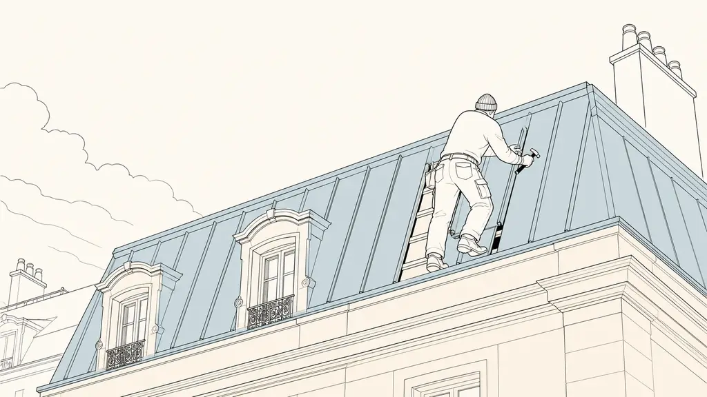Terrasson en zinc : pourquoi est-il idéal pour une toiture mansardée ?